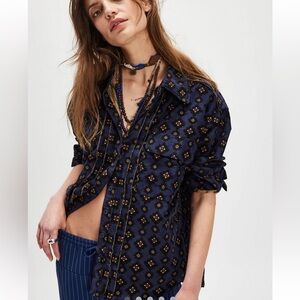 NWT - We The Free Millie Printed Top